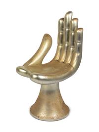 A Pedro Friedeberg Giltwood Chair