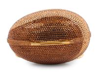 Judith Leiber Brown Layered Egg Minaudière