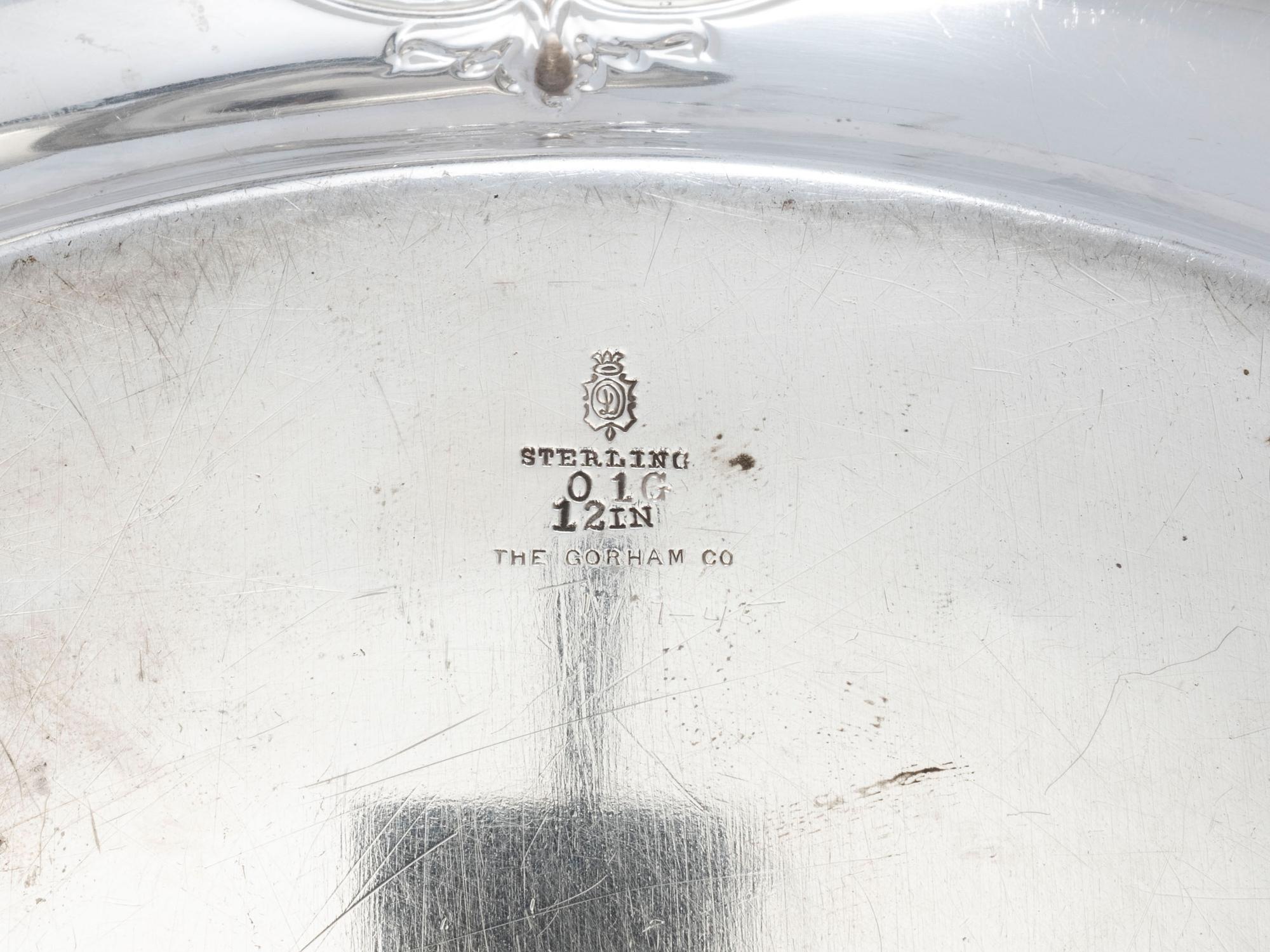 Eight American Silver Serving Trays
