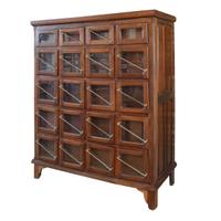 A Pasta Cabinet with Twenty Drawers 60" W x 25" D x 74.25" H — Argentina, Early 20th Century