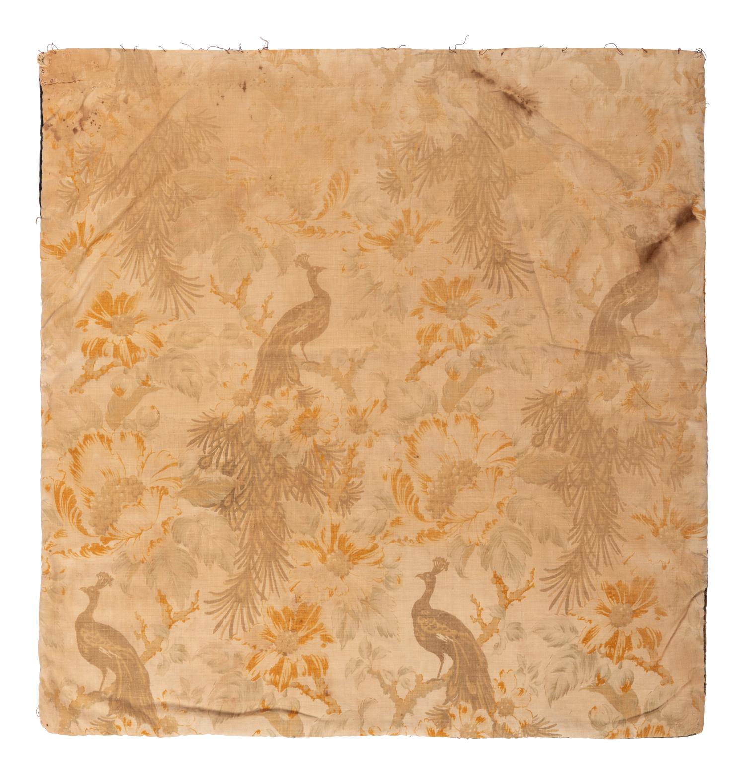 A Crazy Quilt Pillow Cover with Chickens and Eagles and Hooked Rug with Horses