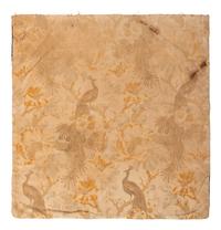 A Crazy Quilt Pillow Cover with Chickens and Eagles and Hooked Rug with Horses