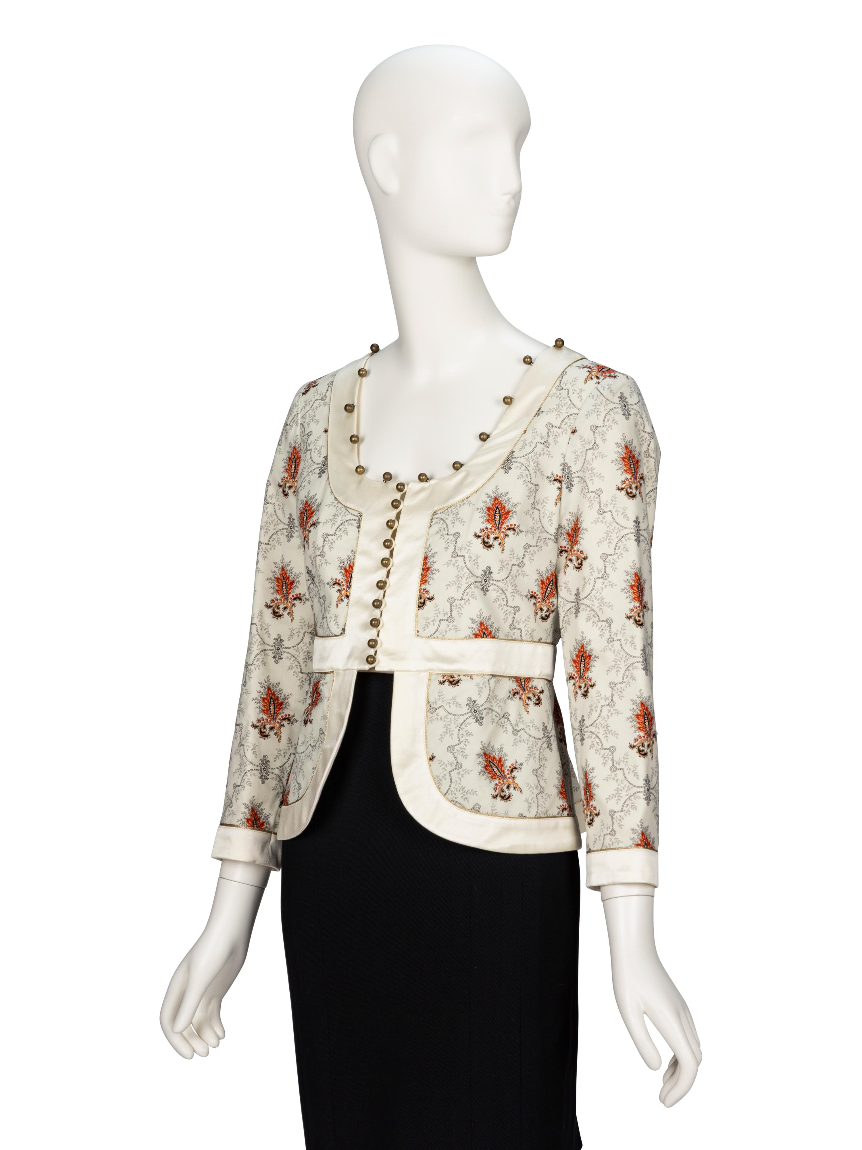 Chloé by Phoebe Philo, Embellished Peplum Jacket