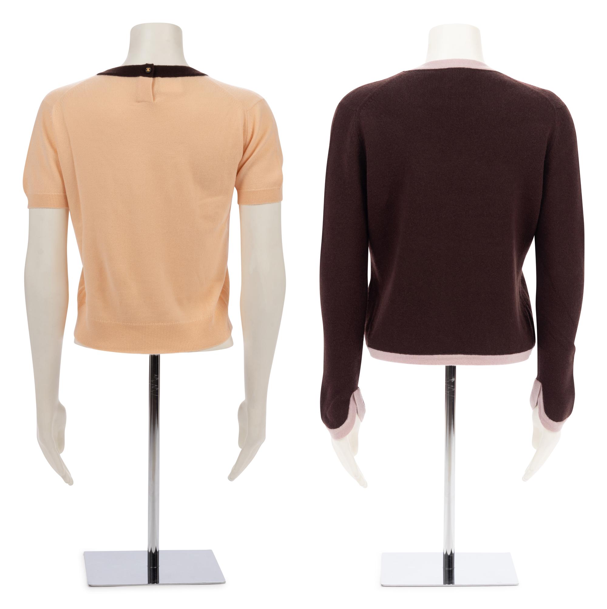 Three Chanel Cashmere Tops, 1996-2002