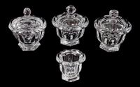 A Group of Four Baccarat Glass Articles Height of tallest 6 inches. — 20TH CENTURY