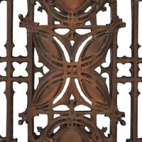 A Sullivan Designed Copper Over Iron Stair Baluster from Schlesinger and Mayer Department Store 10" W x 1" D x 31" H — United States, 1899