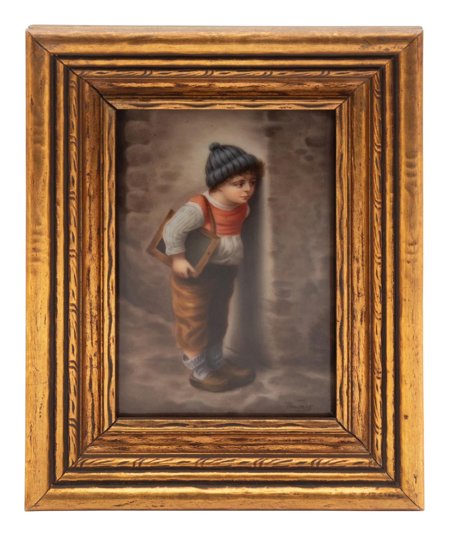 A German Porcelain Plaque