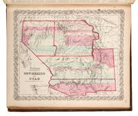 COLTON, Joseph Hutchins (1800-1893). Colton's General Atlas.. New York: J.H. Colton, 1861.