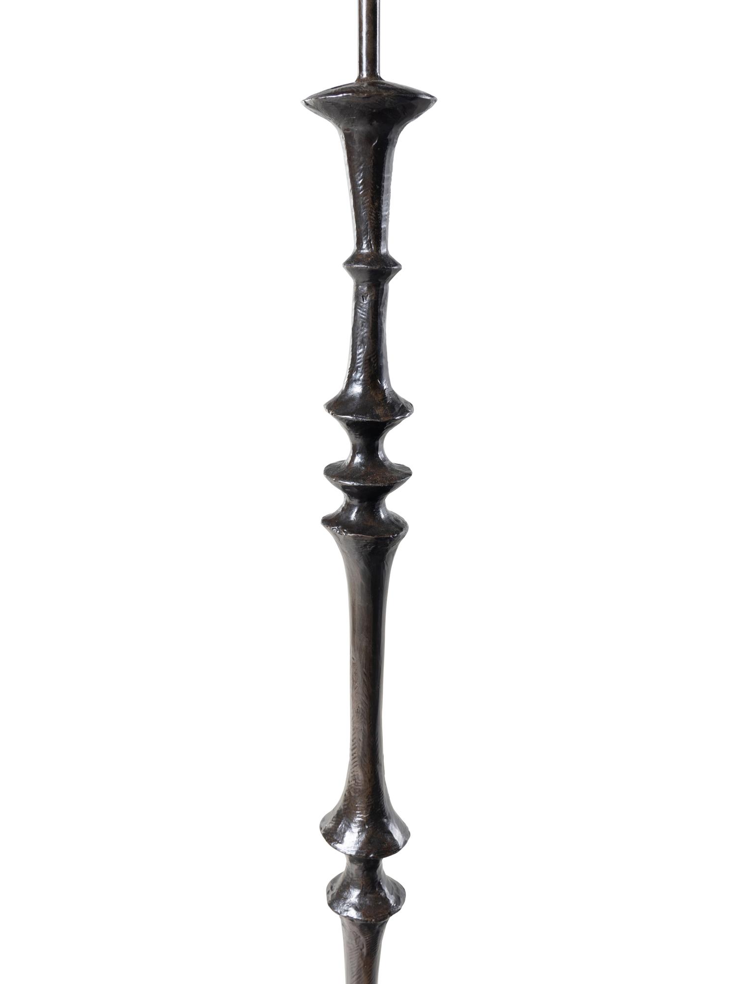 An Alberto Giacometti Style Bronze Floor Lamp
