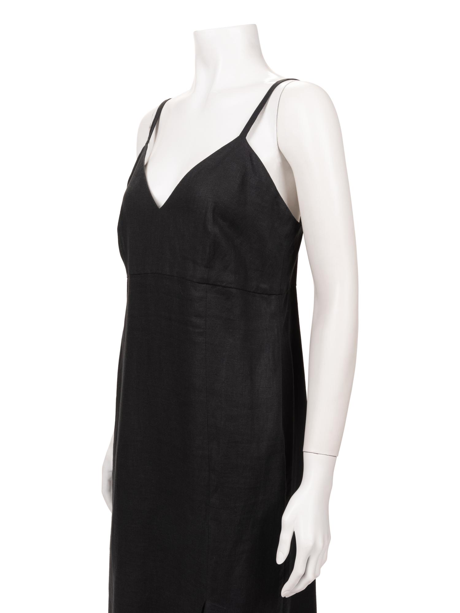 Chanel Linen Spaghetti Strap Dress, Cruise 2000