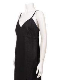 Chanel Linen Spaghetti Strap Dress, Cruise 2000
