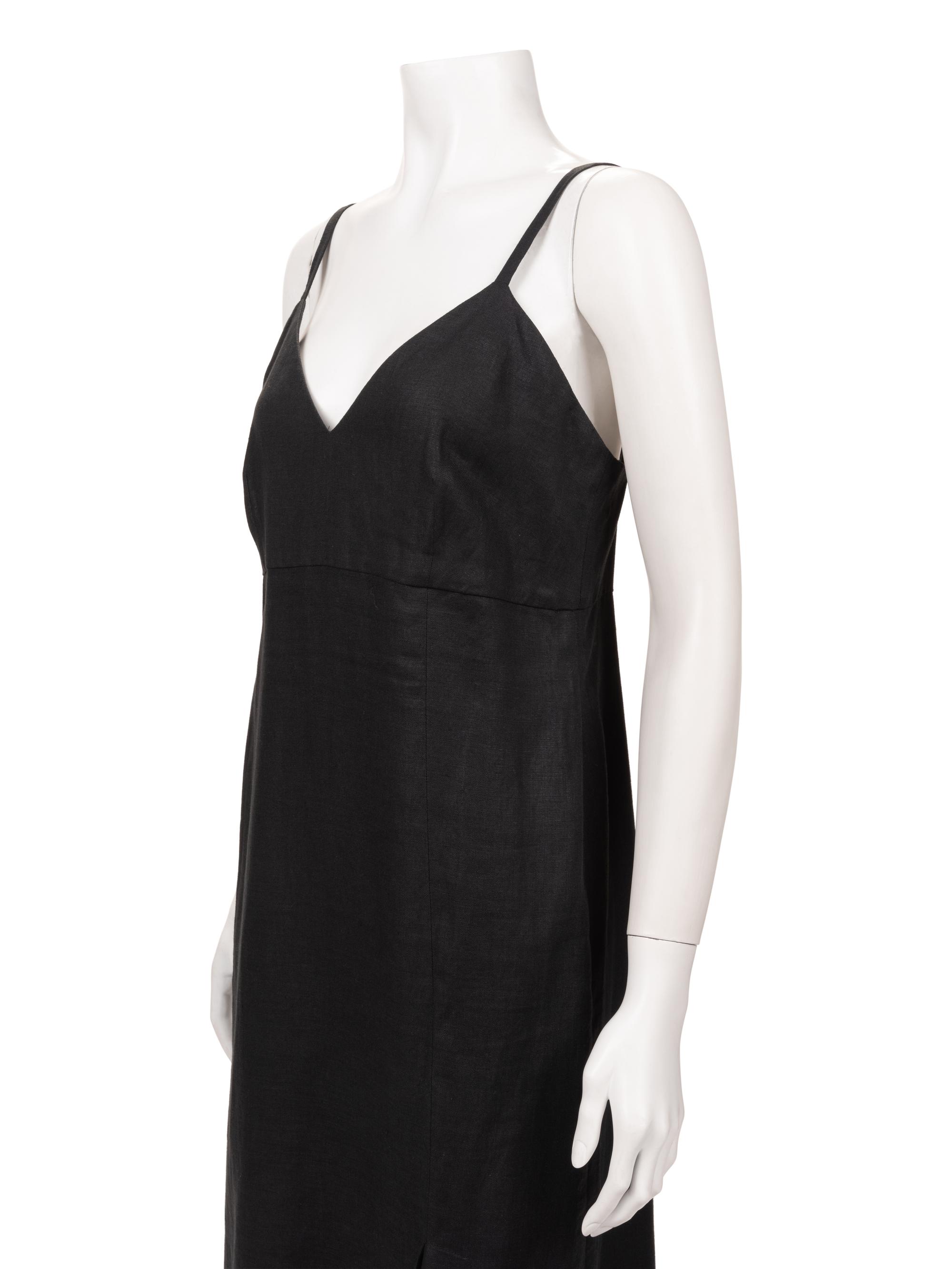 Chanel Linen Spaghetti Strap Dress, Cruise 2000
