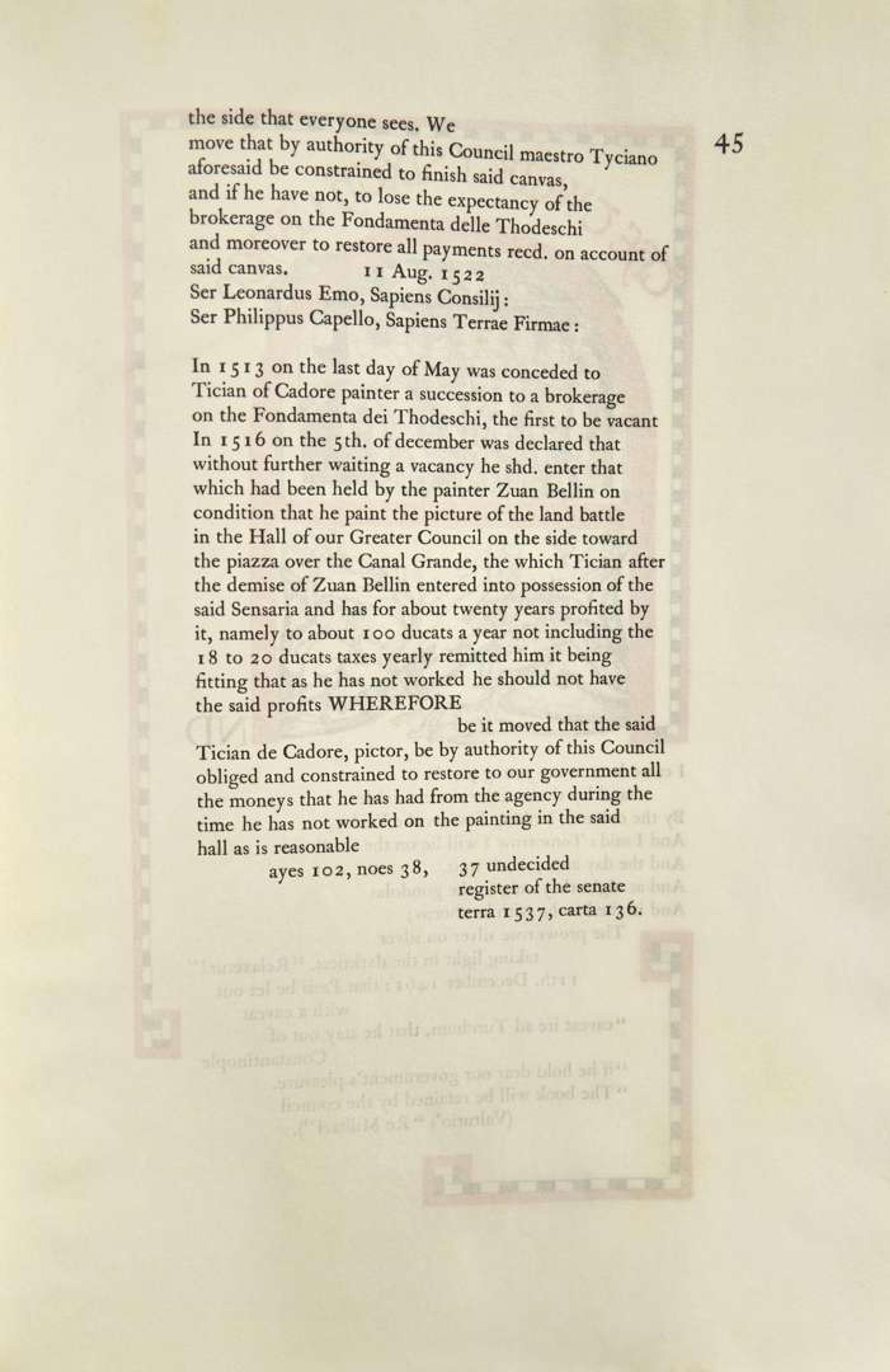 [Literature] Pound, Ezra: Proof Sheet on Vellum from "Draft of the Cantos 17-27"