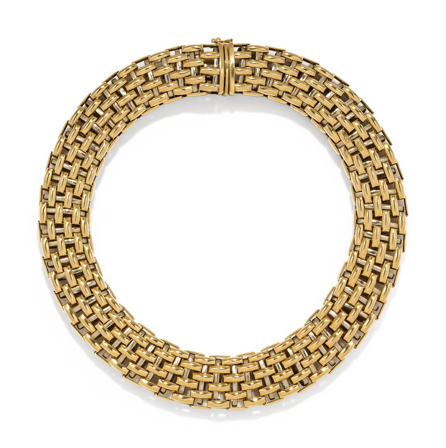 BICOLOR GOLD NECKLACE