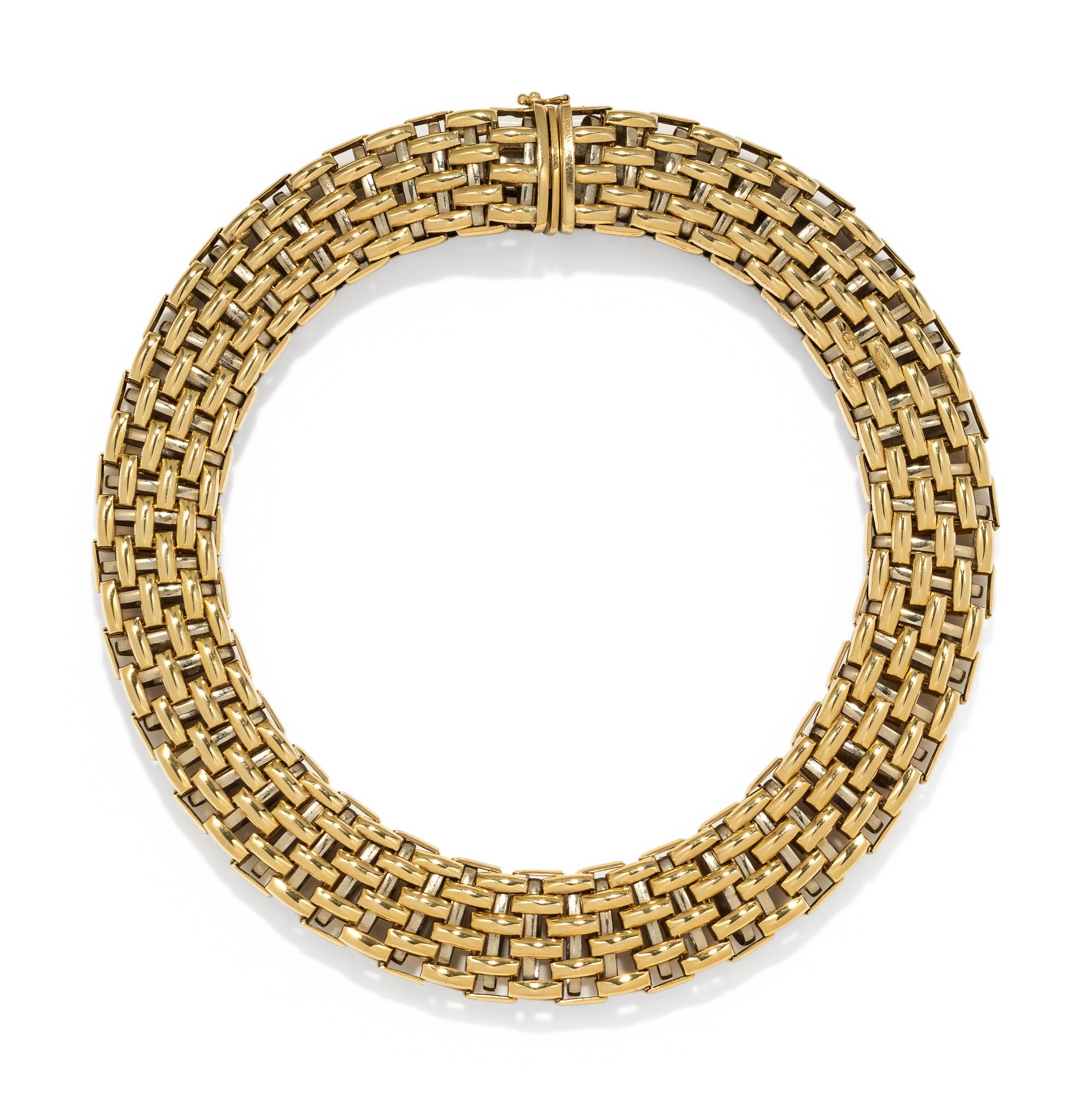 BICOLOR GOLD NECKLACE