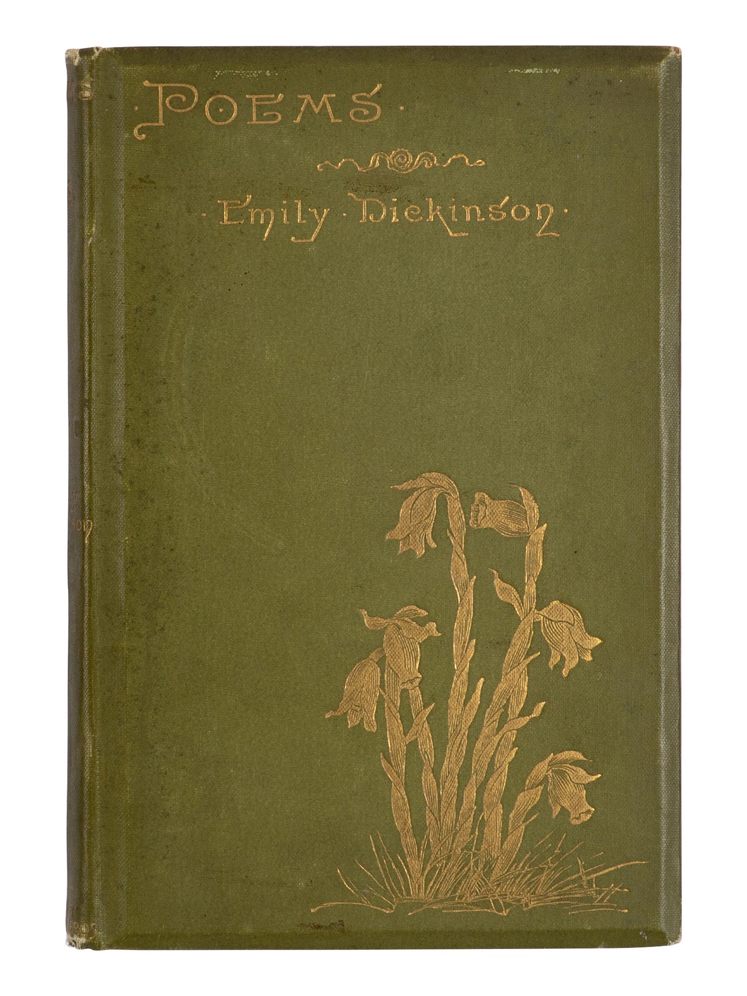 DICKINSON, Emily (1830-1886). Poems [First Series] . Boston: Roberts Brothers, 1892.