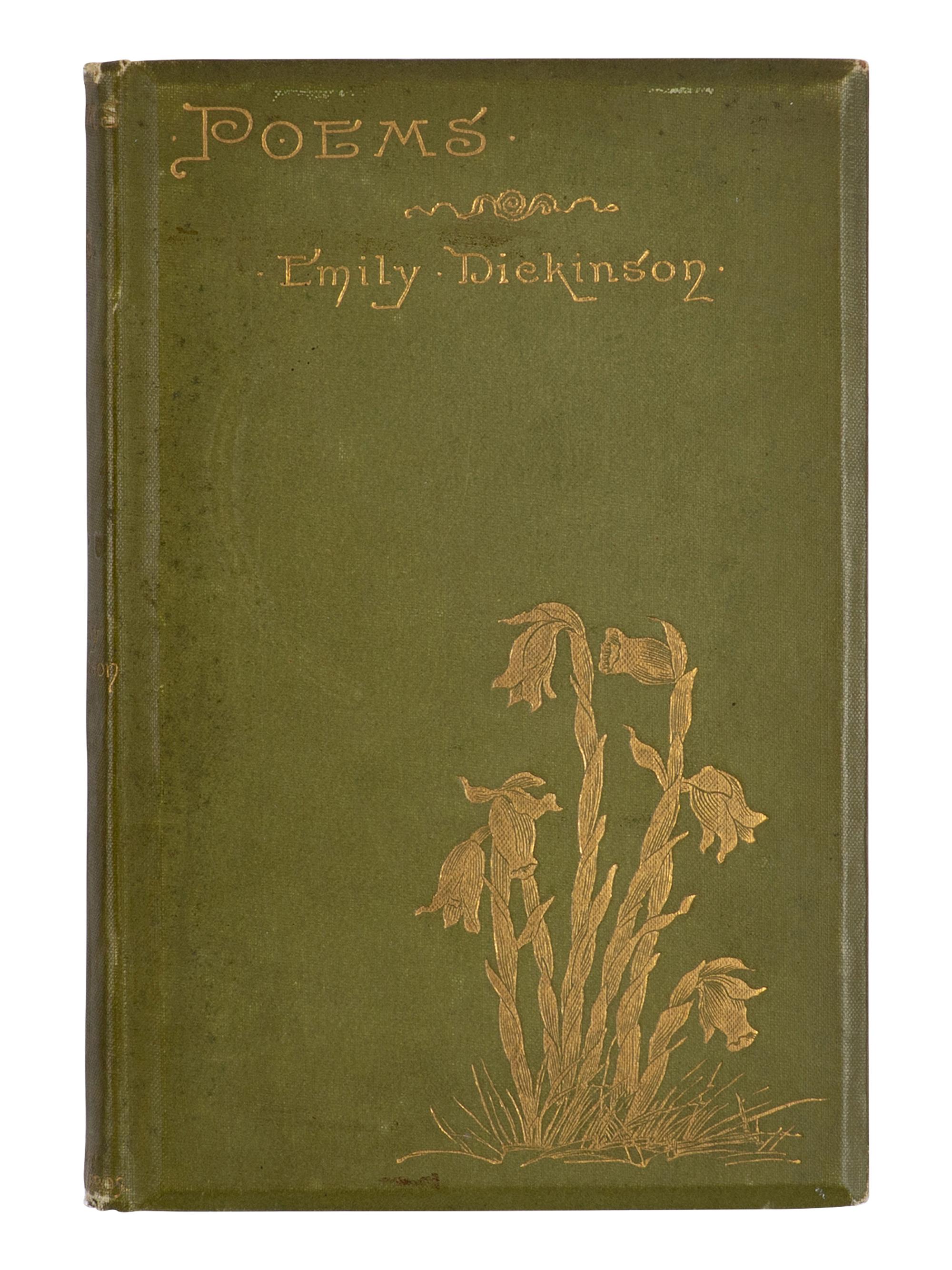 DICKINSON, Emily (1830-1886). Poems [First Series] . Boston: Roberts Brothers, 1892.