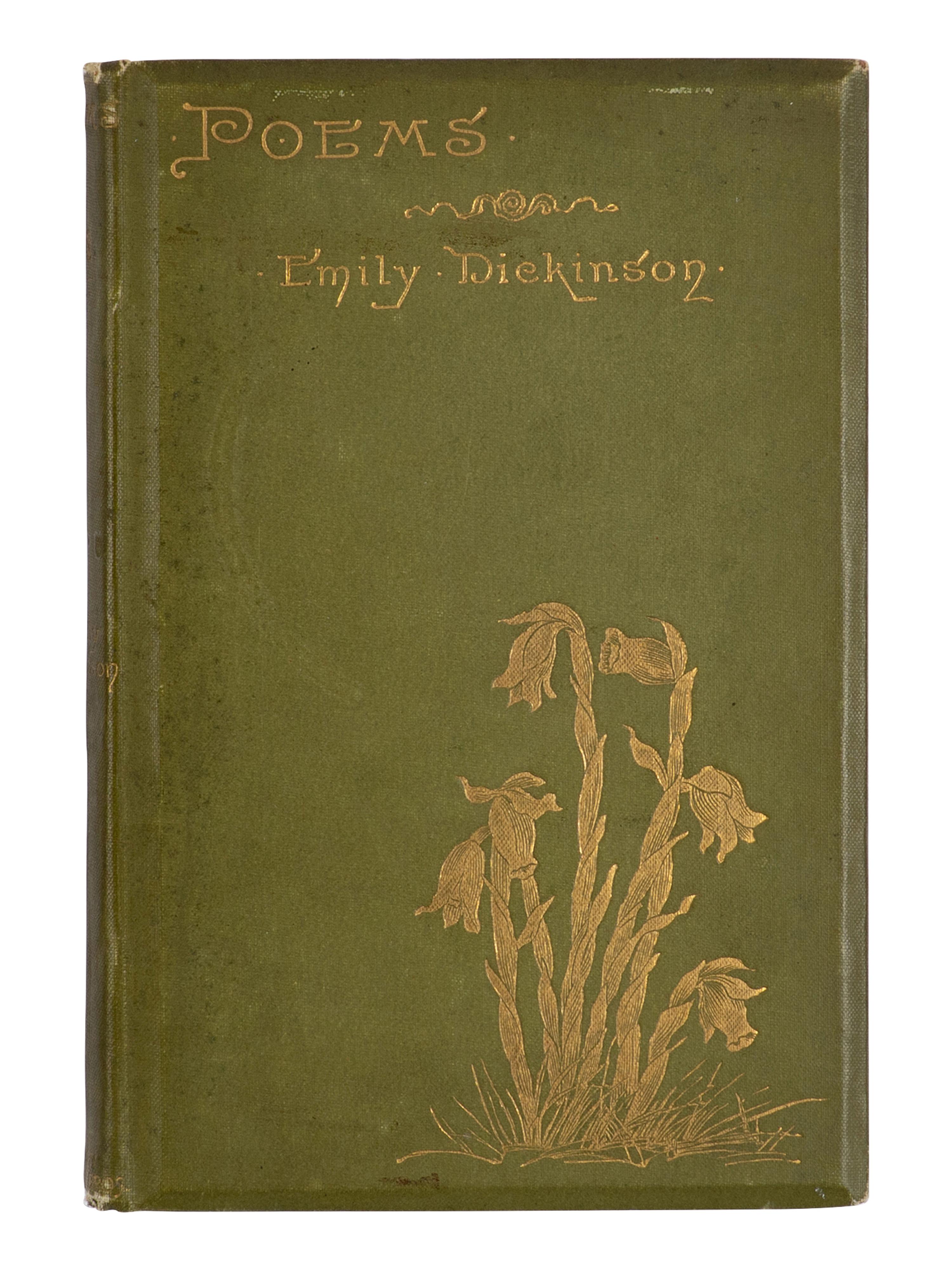 DICKINSON, Emily (1830-1886). Poems [First Series] . Boston: Roberts Brothers, 1892.