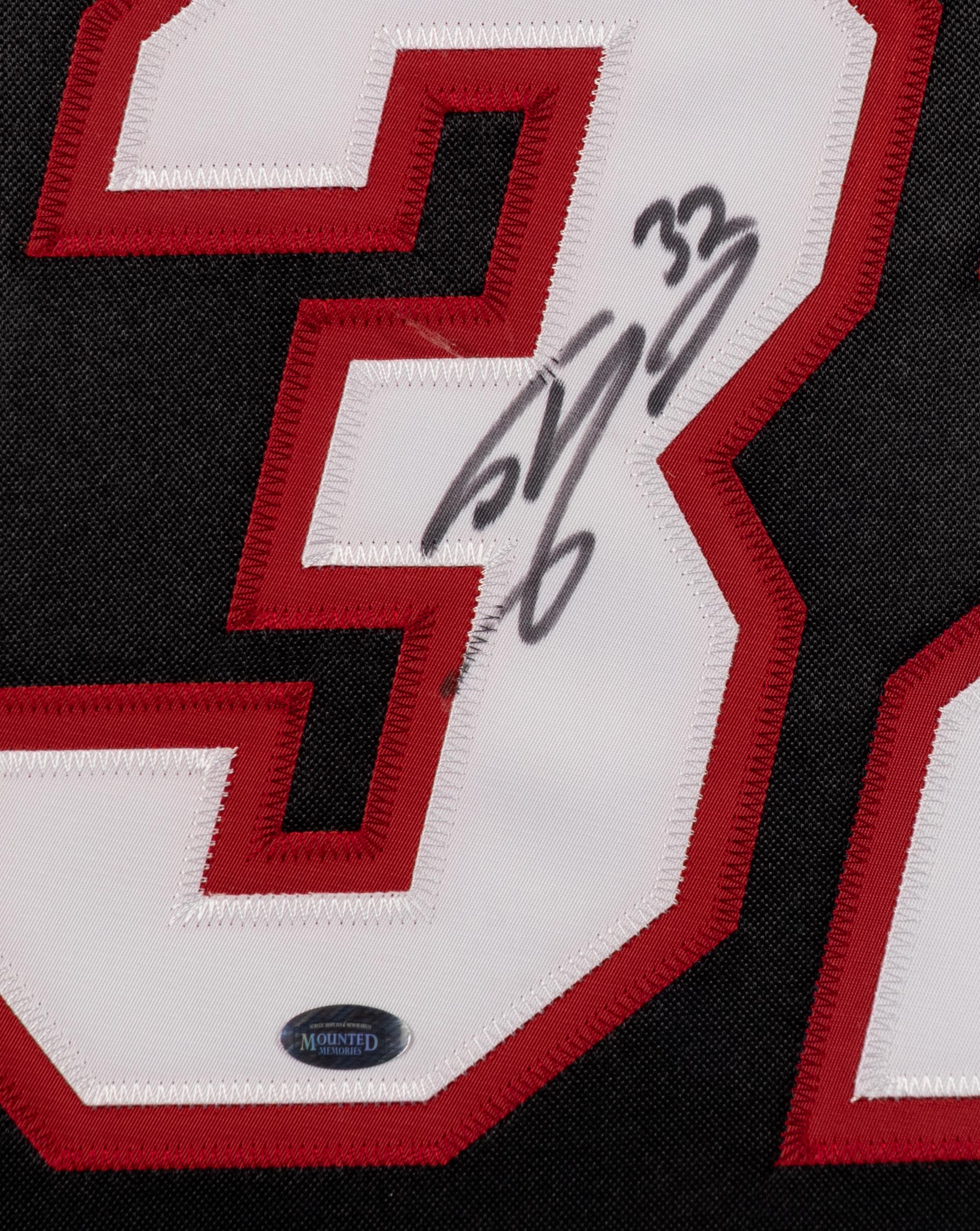 A Shaquille O'Neal Signed Autograph Miami Heat Jersey Display,