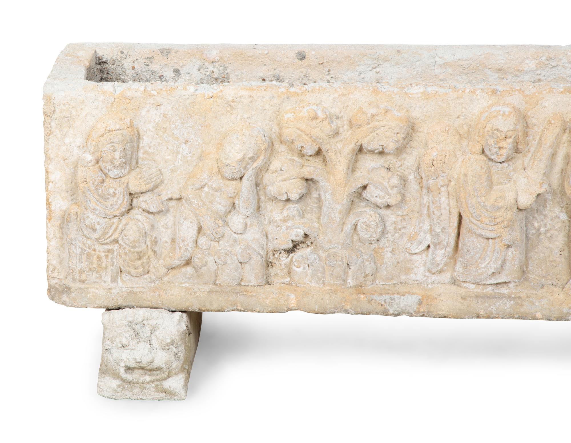 A Two Cast Stone Planters — 20TH CENTURY