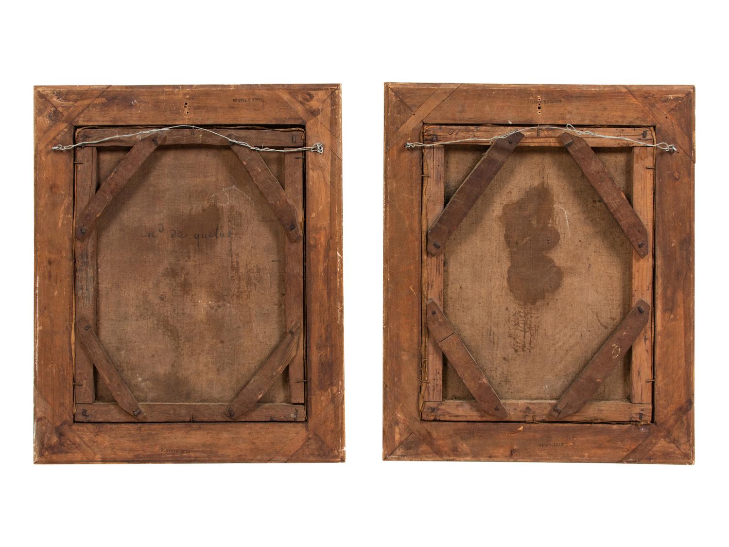 French School, 18th Century Portraits of Children (a pair of works) oil on linen