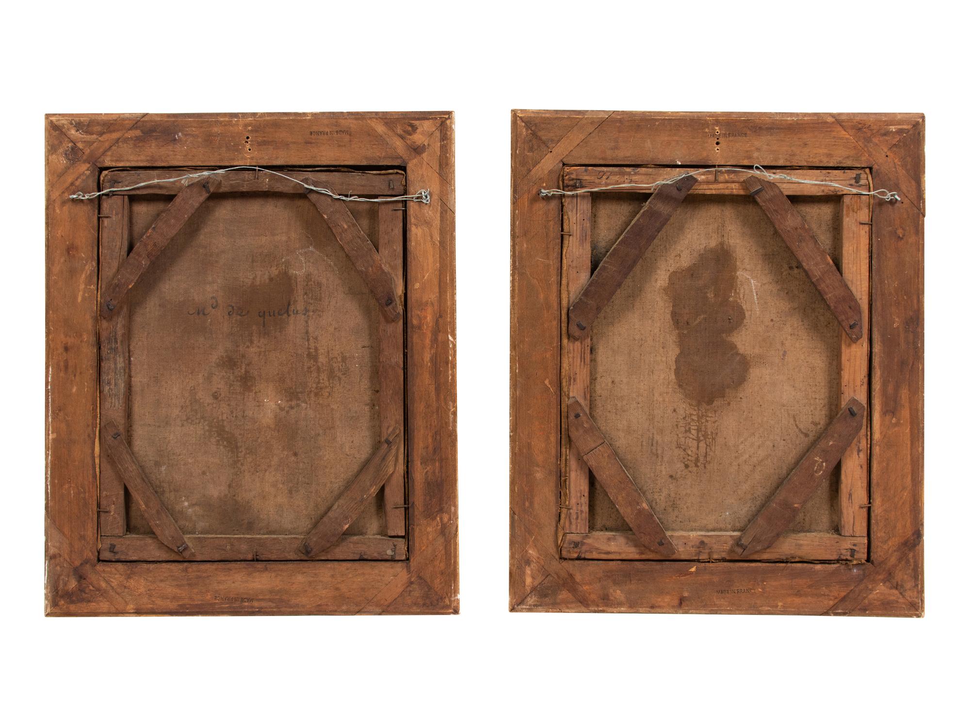 French School, 18th Century Portraits of Children (a pair of works) oil on linen