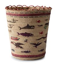 Nuu-chah-nulth Polychrome Basket
