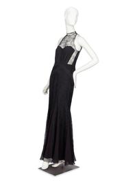Christian Dior by John Galliano, Black Chantilly Lace Gown, 2009