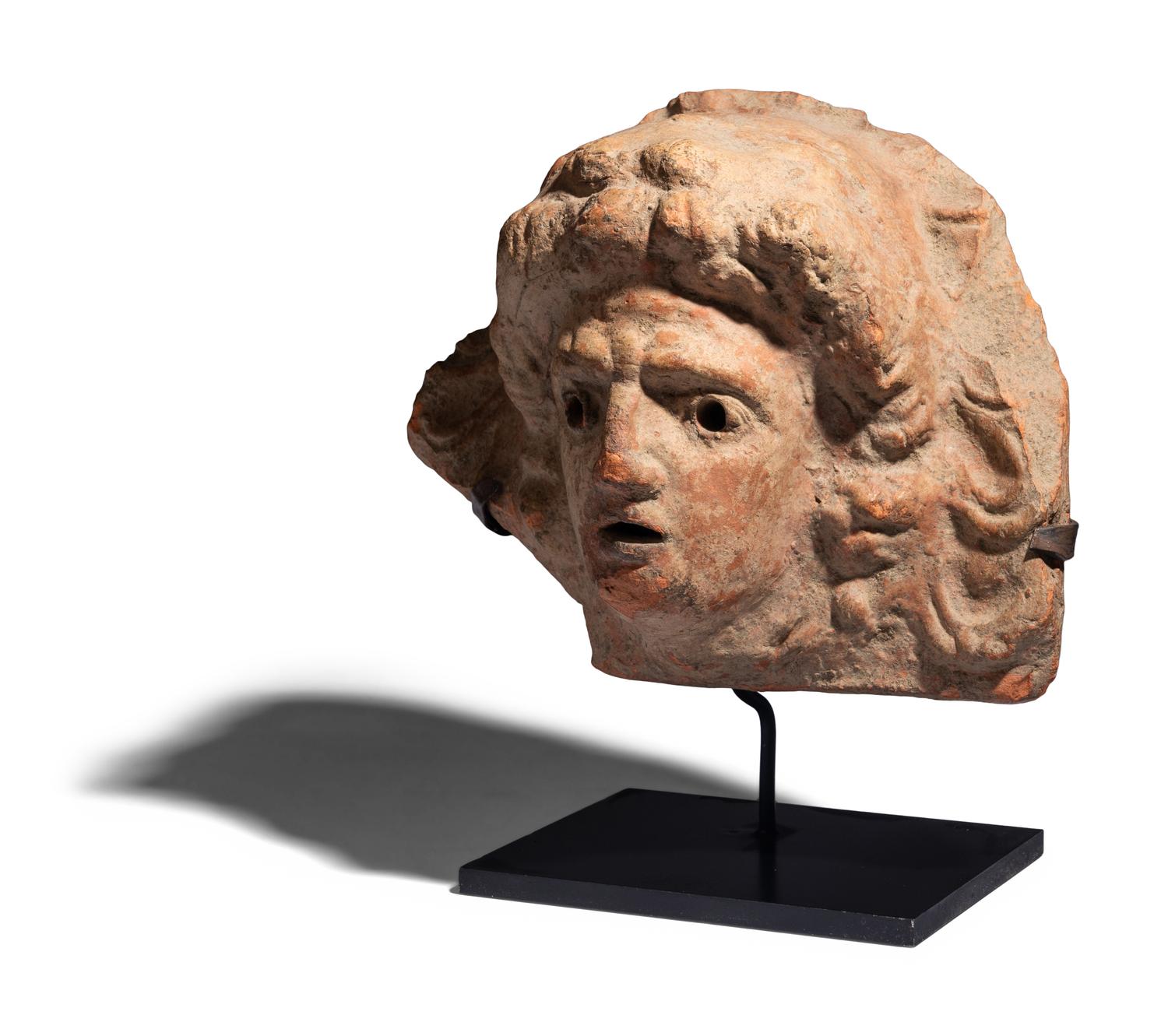 A Greek Terracotta Theater Mask