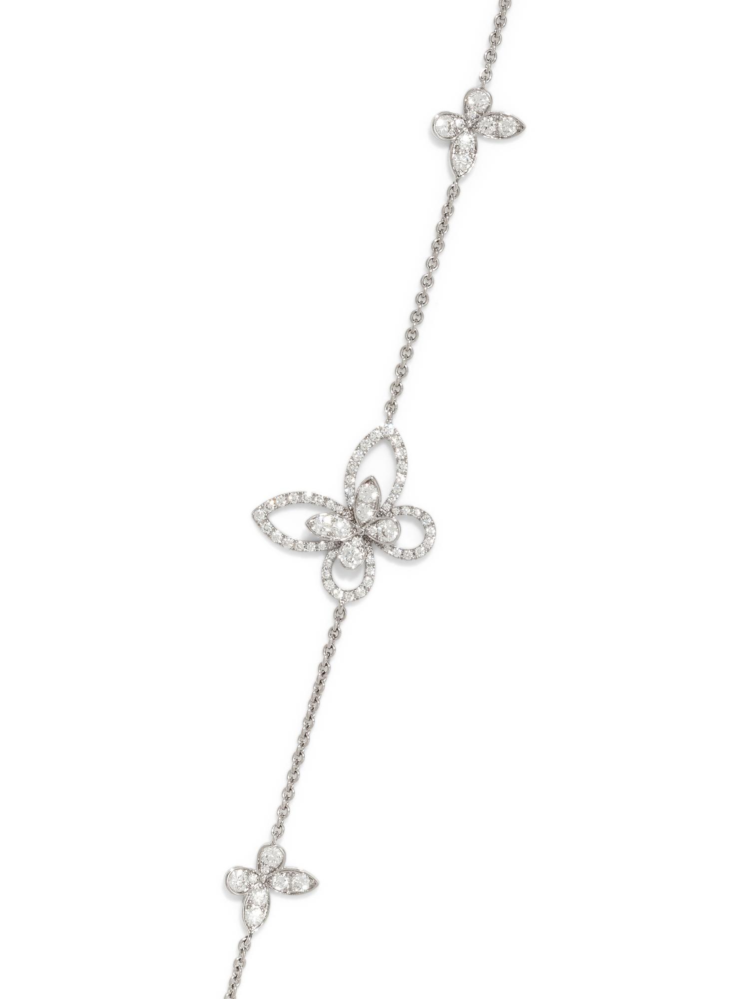 GRAFF, DIAMOND 'BUTTERFLY SILHOUETTE MINI' BRACELET