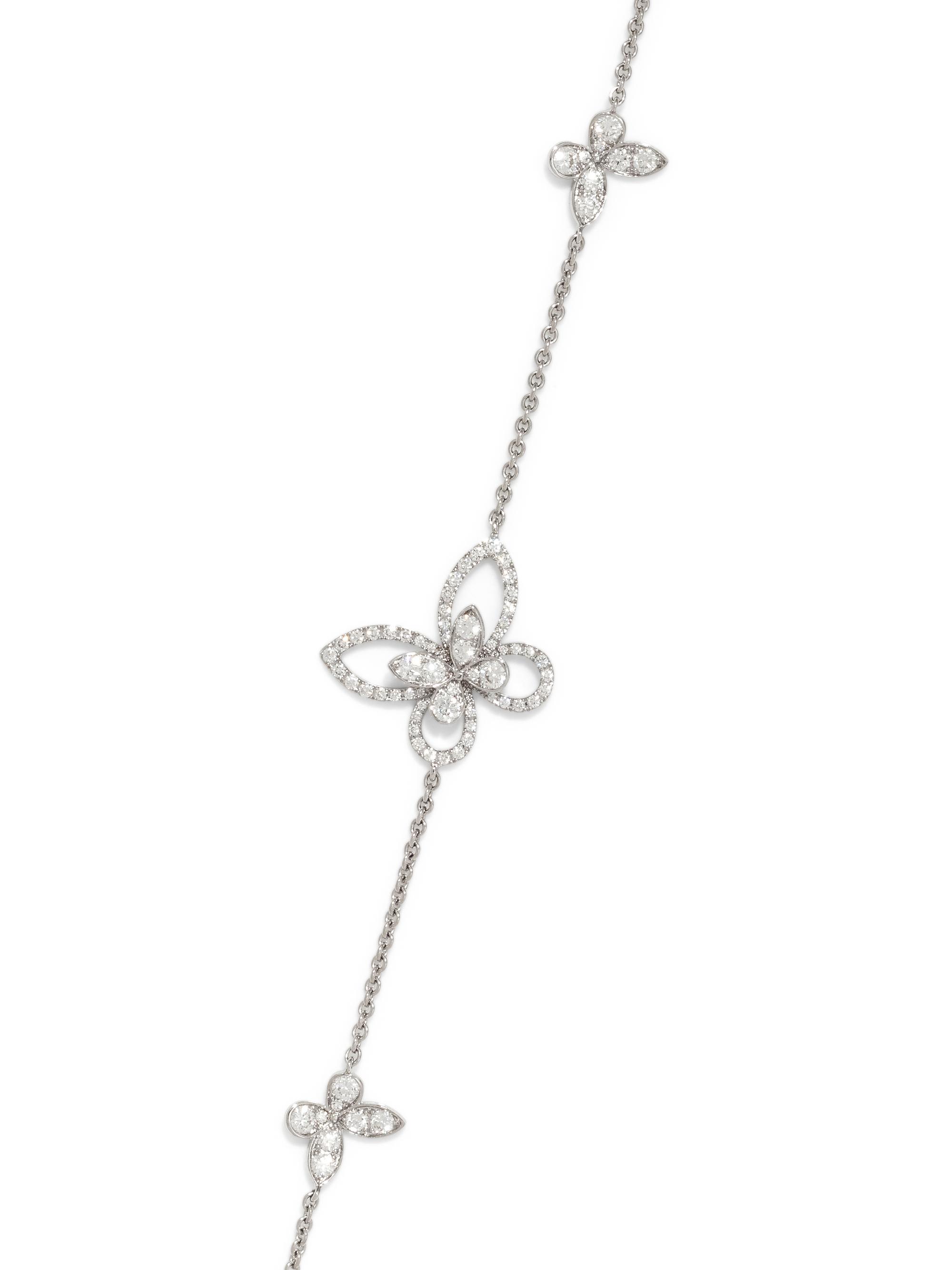 GRAFF, DIAMOND 'BUTTERFLY SILHOUETTE MINI' BRACELET