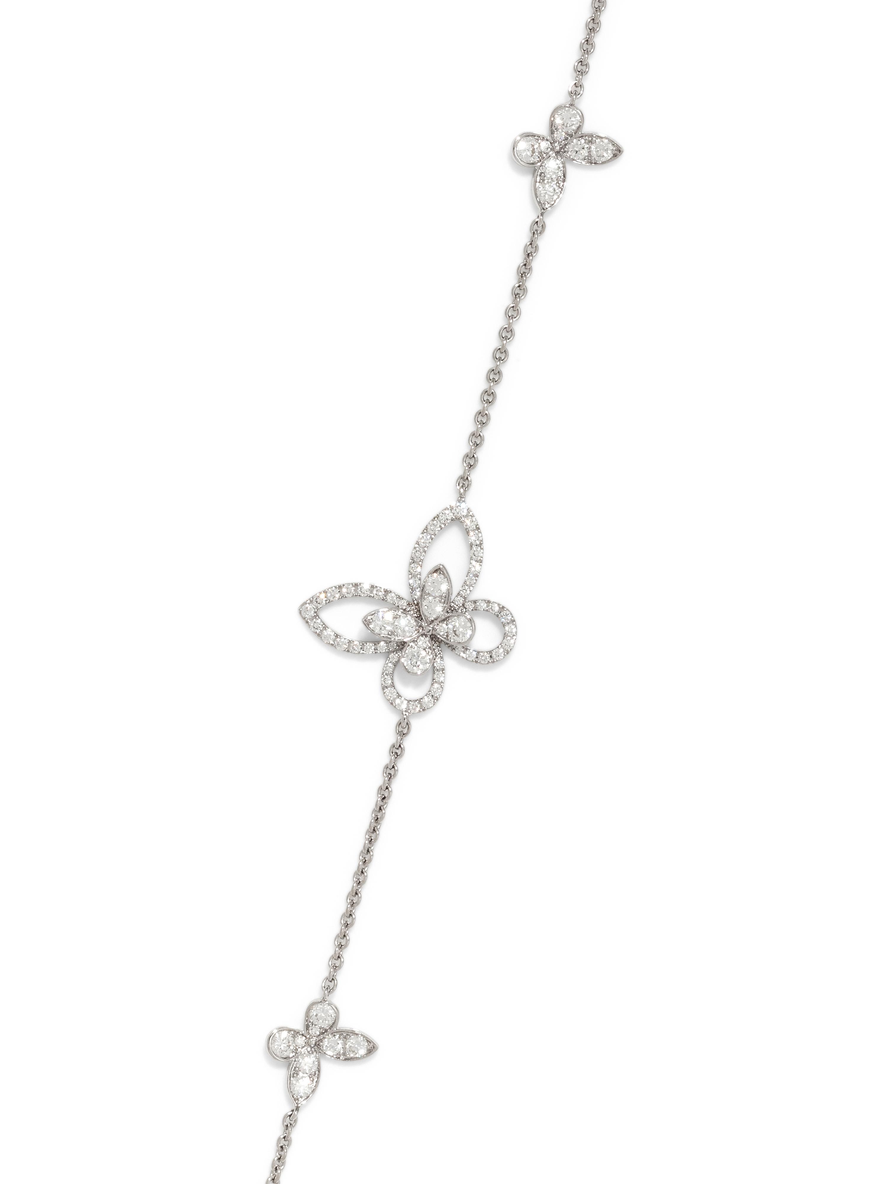 GRAFF, DIAMOND 'BUTTERFLY SILHOUETTE MINI' BRACELET