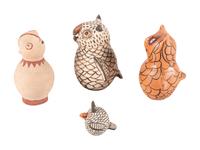 Parliament of Pueblo Pottery Owls