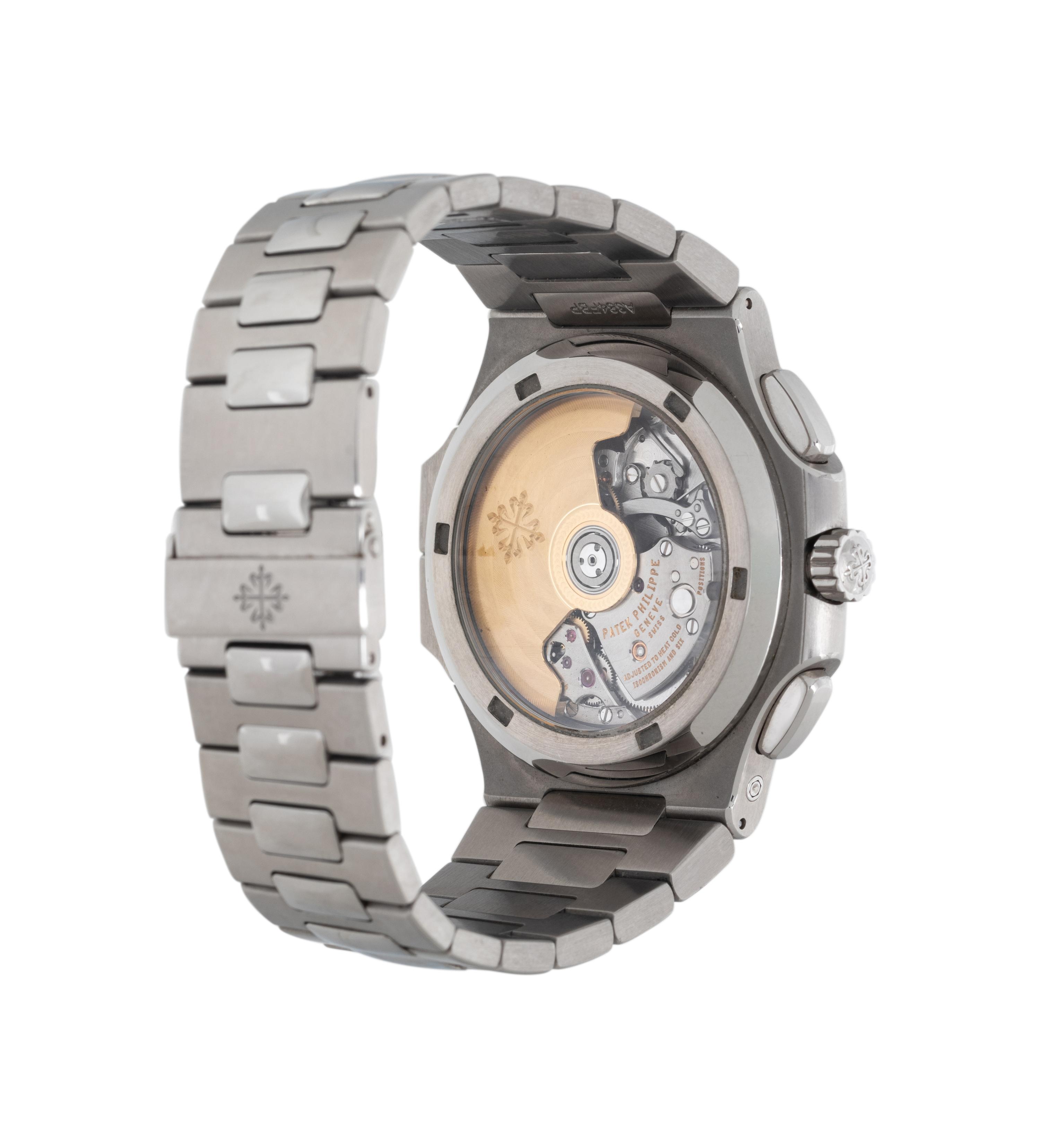 PATEK PHILIPPE, REF. 5990 STAINLESS STEEL 'NAUTILUS' WATCH