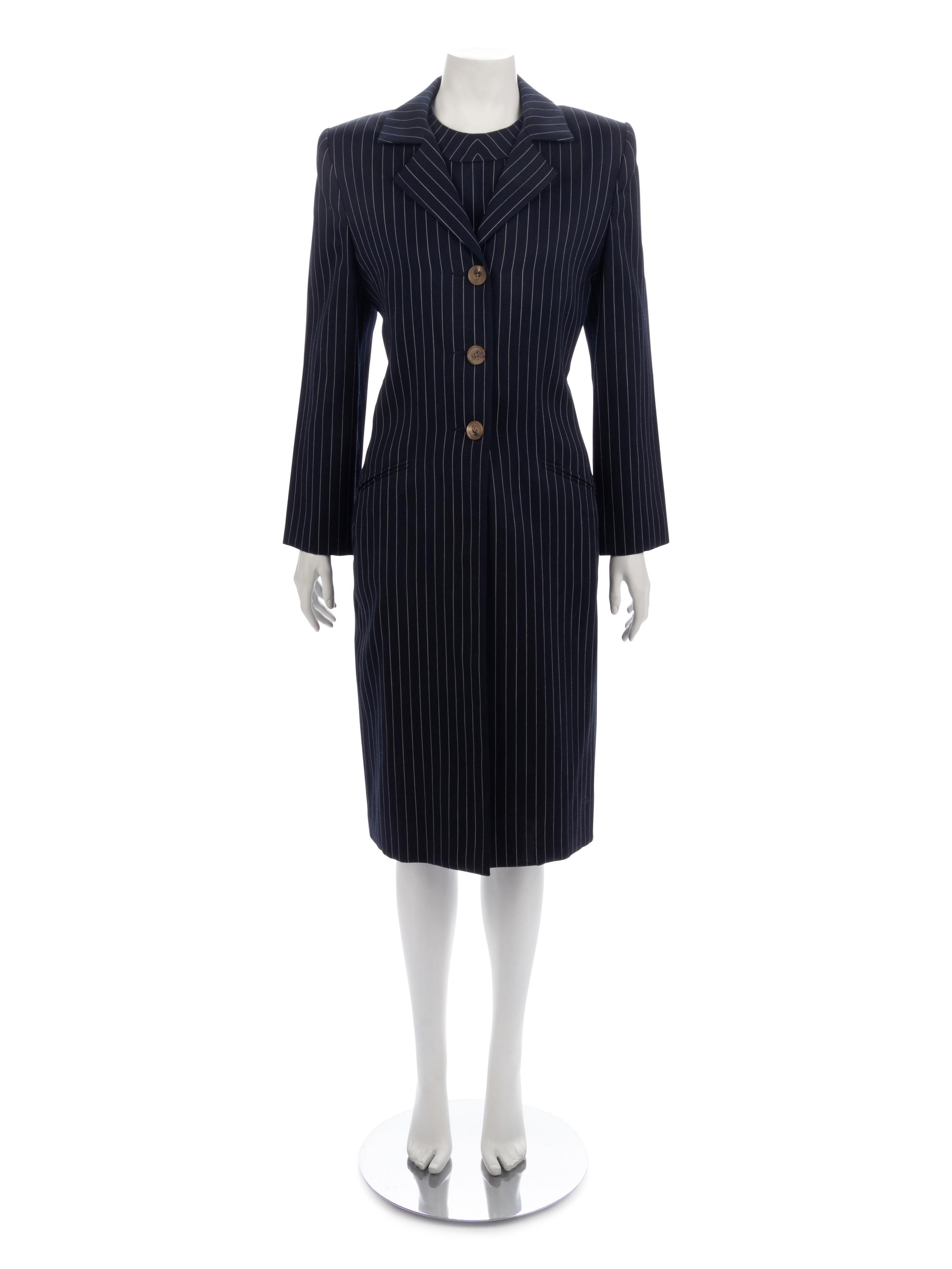 Two Designer Dress Suits: Carolina Herrera & Oscar de la Renta