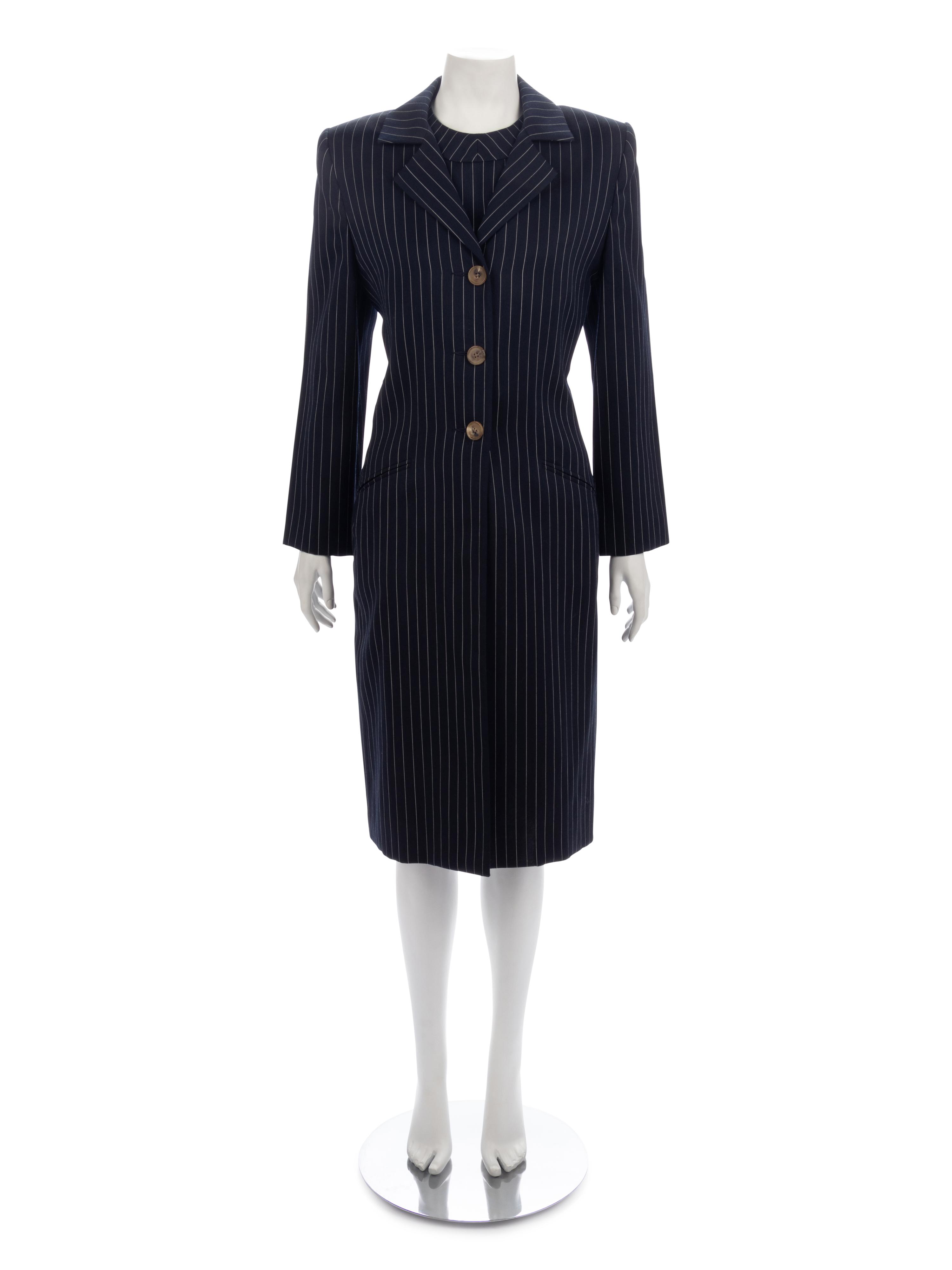 Two Designer Dress Suits: Carolina Herrera & Oscar de la Renta