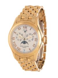 PATEK PHILIPPE, 18K YELLOW GOLD REF. 5036/1J-001 ANNUAL CALENDAR WITH MOON PHASE WRISTWATCH