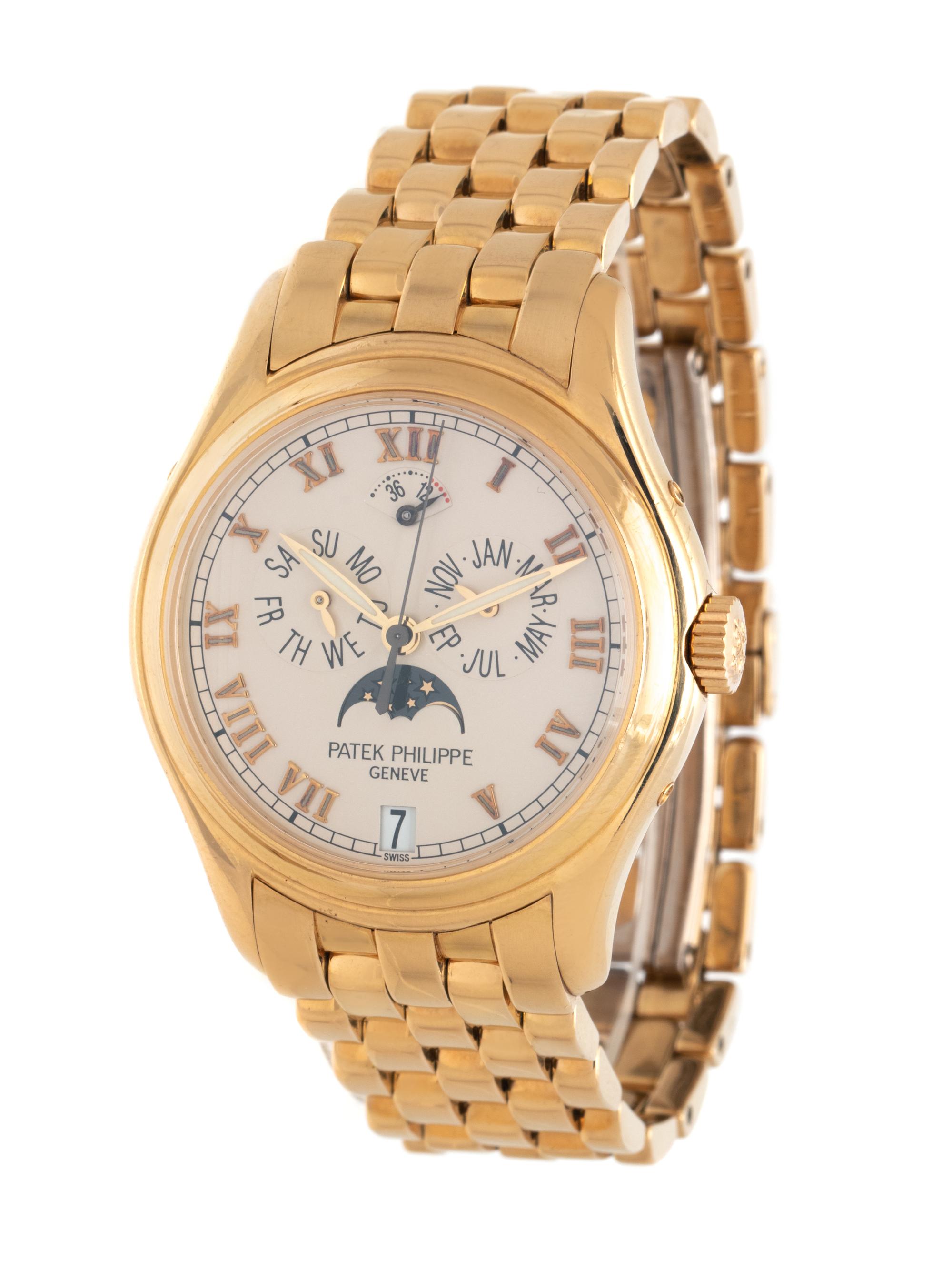 PATEK PHILIPPE, 18K YELLOW GOLD REF. 5036/1J-001 ANNUAL CALENDAR WITH MOON PHASE WRISTWATCH