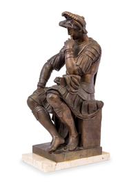 A Continental Bronze Figure of Lorenzo de' Medici