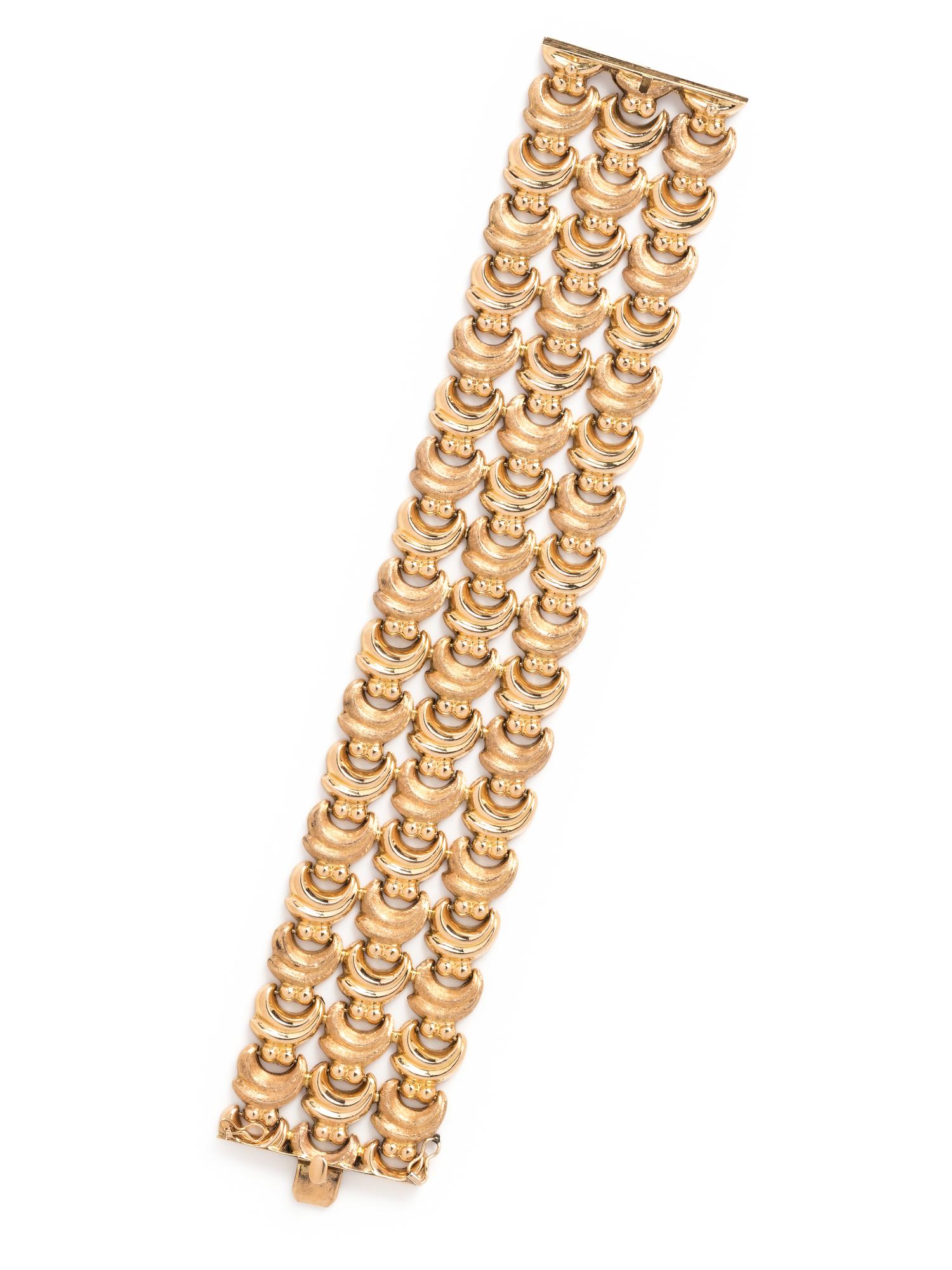 YELLOW GOLD BRACELET