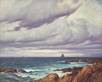 George William Sotter (American, 1879-1953) — Windy Day, Cape Ann