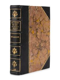 REMARQUE, Erich Maria (1898-1970). All Quiet on the Western Front. Boston: Little, Brown, & Company, 1929.