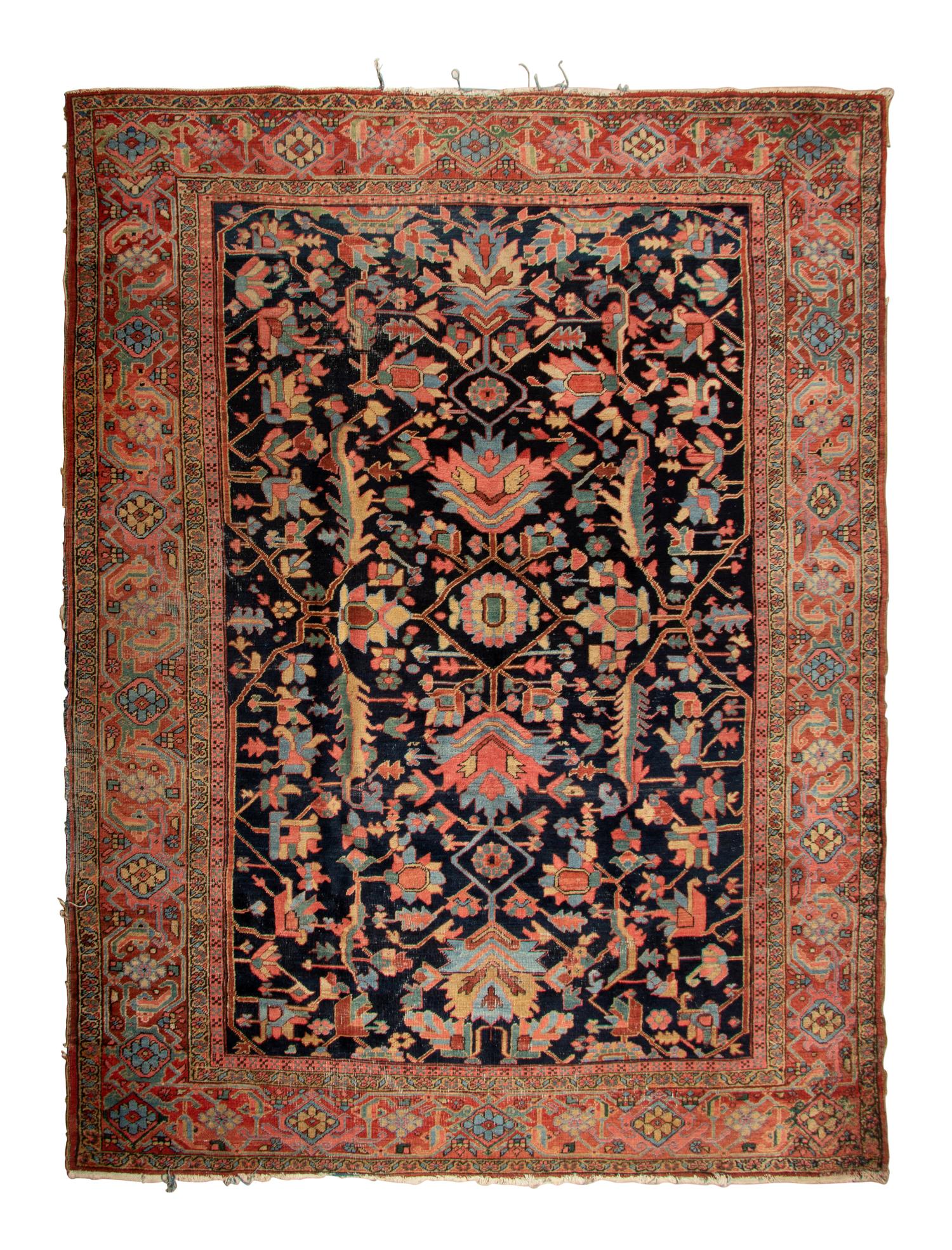 A Heriz Wool Rug