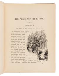 CLEMENS, Samuel Langhorne (“Mark Twain”) (1835-1910). The Prince and the Pauper a Tale for Young People of All Ages . Boston: James R. Osgood & Company, 1882.