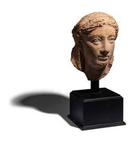 A Hellenistic Terracotta Head of a Woman