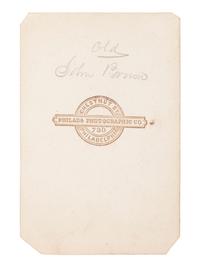 [BROWN, John (800-1859)]. CDV portrait of John Brown. Philadelphia, PA: Philadelphia Photographic Co., n.d.