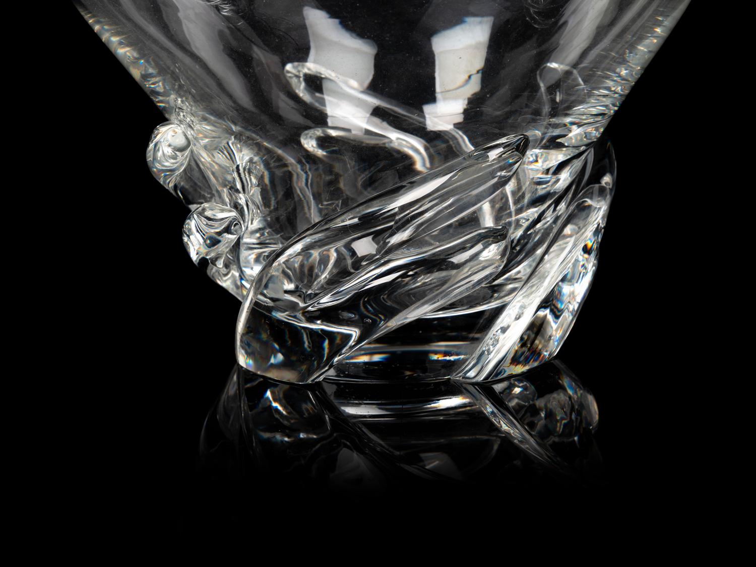 A Group of Three Steuben Glass Articles