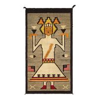 Navajo Weaving of a Holy Person [Rug]