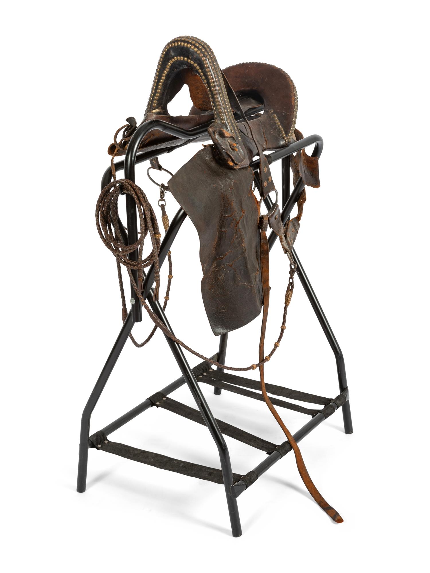 A Tacked McClellan Saddle