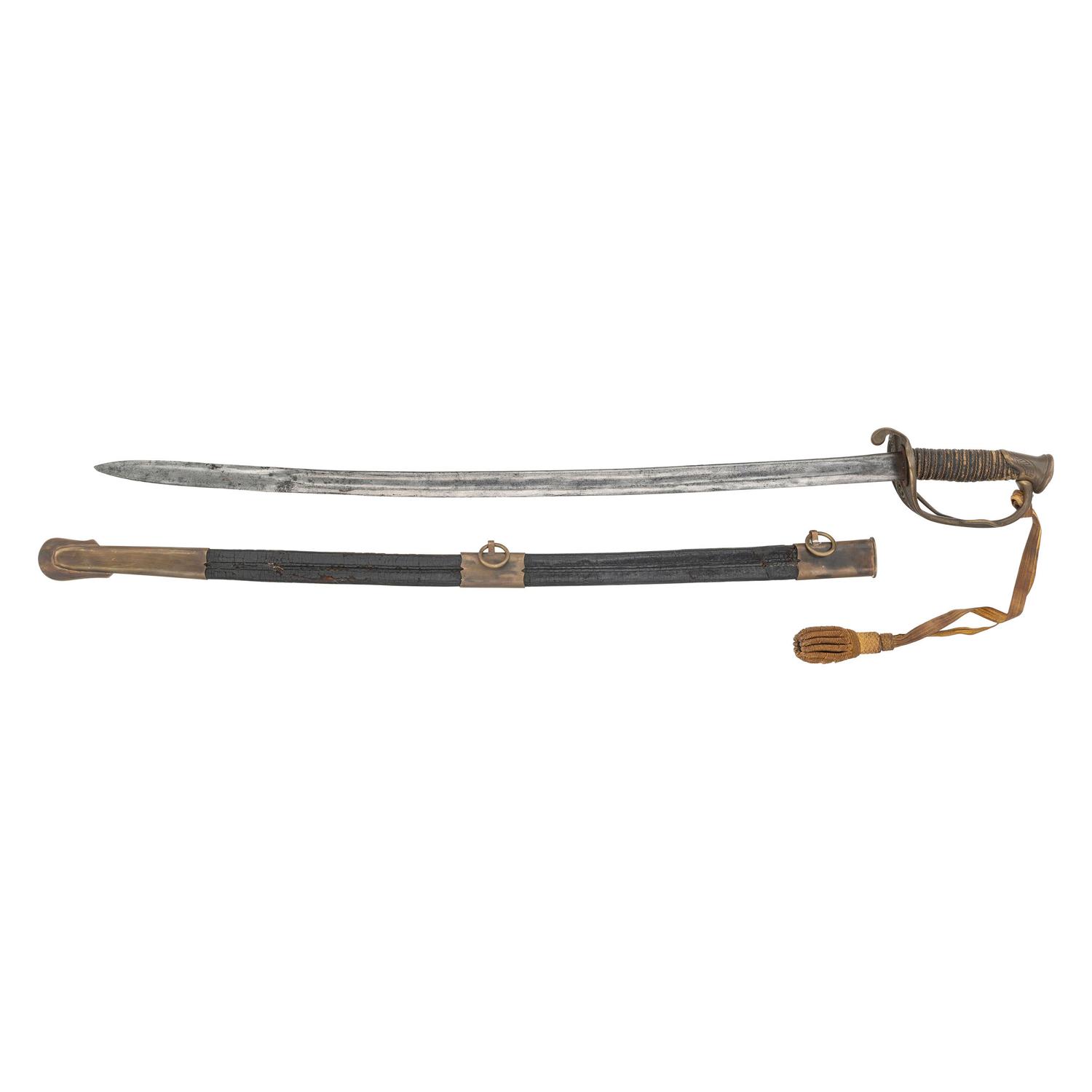 Leech & Rigdon Extra Branch Inside Guard CS Marked Staff & Field Officer's Sword